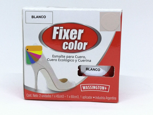 Fixer Wassington Para Cuero X 45 Cc Blanco 0