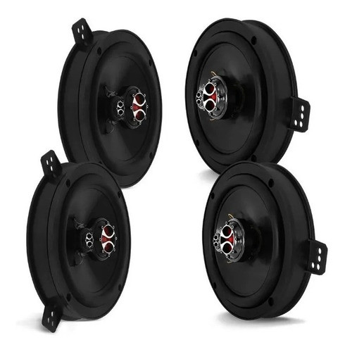 Kit 2 Pares De Alto Falante Toyota Etios 6 Polegadas 240w 1