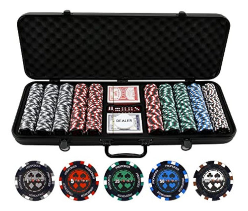 Versa Games 500 0.48 Oz Pro Poker Clay Poker Chip 0
