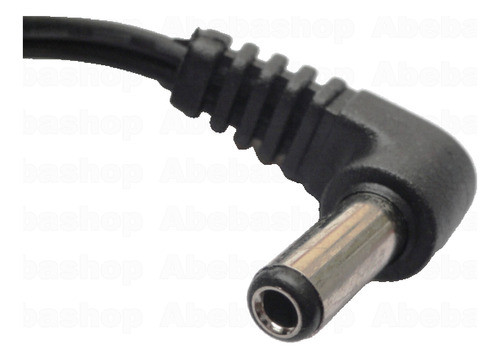 Pack 5x Cable Alimentacion Plug 5.5mm X 2.5mm 90grados Conec 0