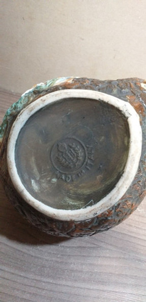 Cenicero Muy Antiguo De Porcelana Italiano 1