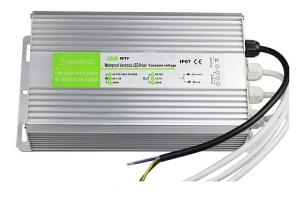 Fuente Transformador 12v 200w  Exterior Ph Ventas 0