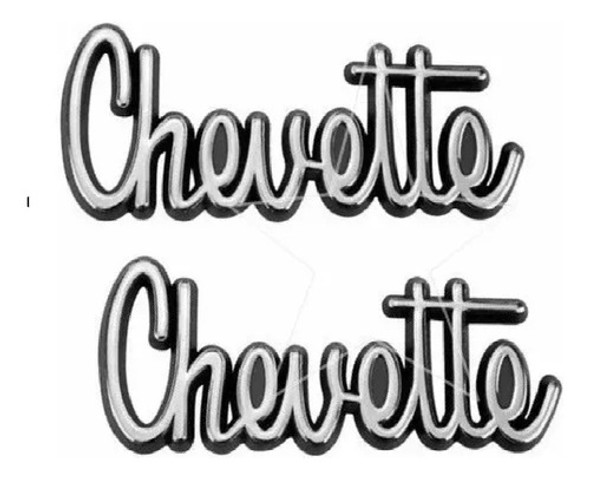 Par Emblemas Chevette Tubarão 1973 À 1977 Modelo Original 0 Par Emblemas Chevette Tubarão 1973 À 1977 Modelo Original 0