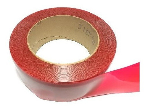 Cinta Banda Pvc 20 Mts De 100x1,5mm Rojo Soldadura 0