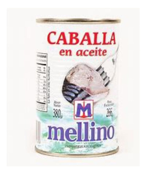 Caballa En Aceite Mellino Lata 380 Grs X 6 Unidades 0