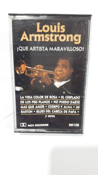 Louis Armstrong Que Artista Maravilloso  - Cassette 1989 0