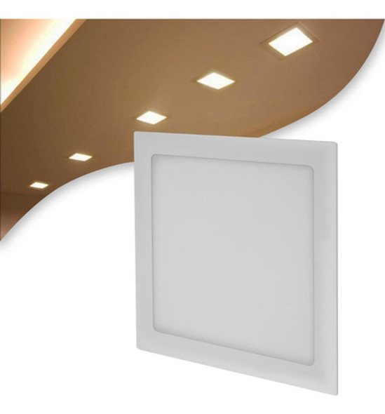 Painel Plafon Led 24w Bivolt 29cm Branco 1