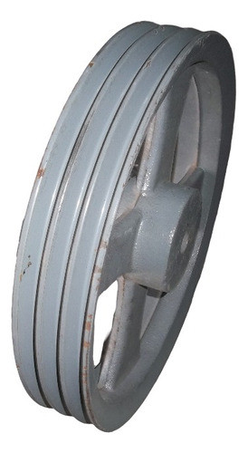 Polea De Fundición Para Correa Serie A 300mm 3 Canales 1