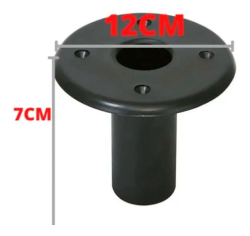 2 Suporte Copo Chapeu Para Pedestal De Caixa De Som Plástico 1