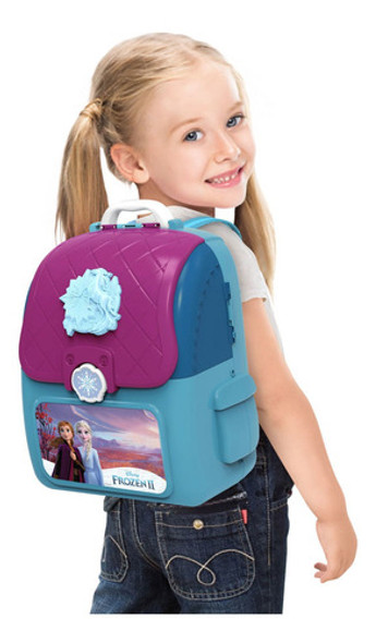Valija Mochila Frozen Cocina Set Backpack Con Accesorios Ful 1