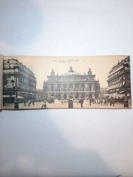 Antiguas Postales Panoramicas Paris Set Original Ro 1127 1