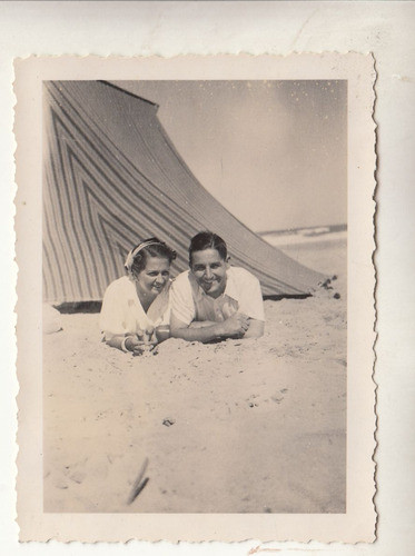 1938 Dos Antiguas Fotografias En Aguas Dulces Rocha Vintage 1