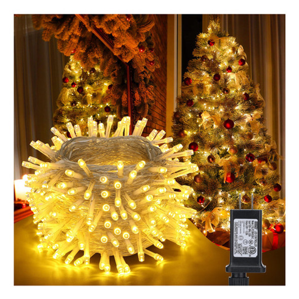 Luces Led De Navidad Para Interiores Y Exteriores, 82 Pies, 0