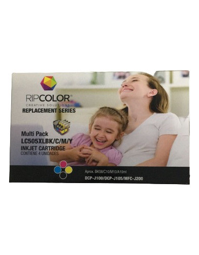 Pack De 2 Multipack Lc505xlbk/c/m/y Para Impresoras 0