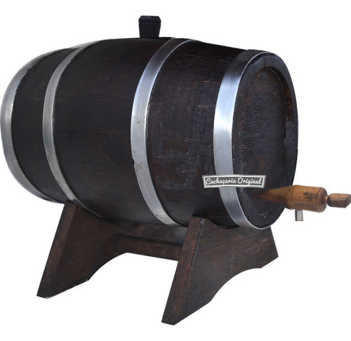 Barril Dorna Cachaça Pipote Carvalho Escuro 1 Litro 0