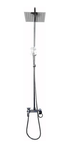 Columna Ducha Exterior Cuadrada Con Transferencia Duchador 0