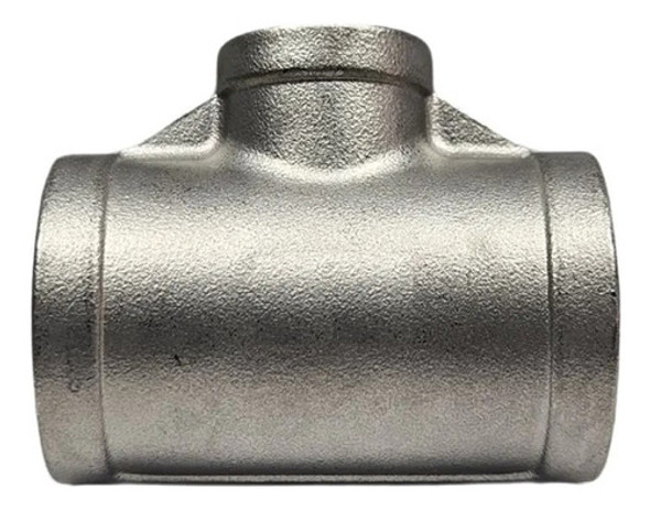 T (tee) Femea Com Redução Aço Inox 316 De 1/2 Para 1/4 Npt 0
