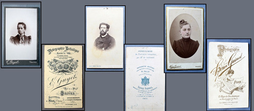 Fotografia Carte De Visite 3  Guyot Susse Freres  Henri Guin 0