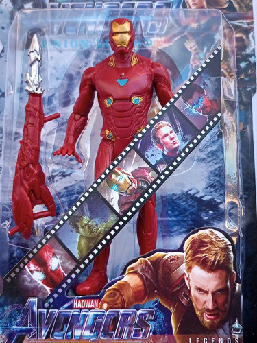Excelente Muñeco Ironman Articulado Con Accesorio. Avengers 1