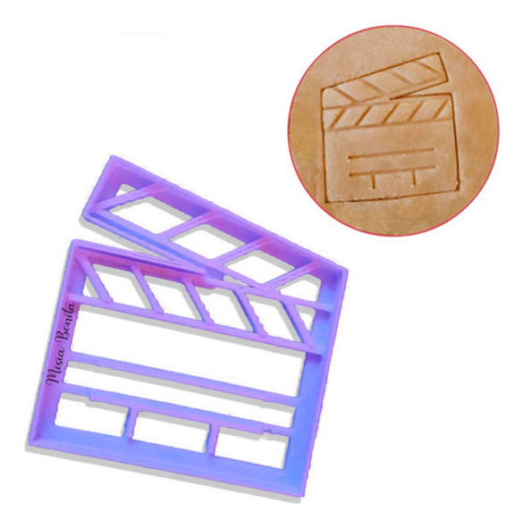 X3 Cine Films Cortante Molde Masa Cookie Peliculas Claqueta 1