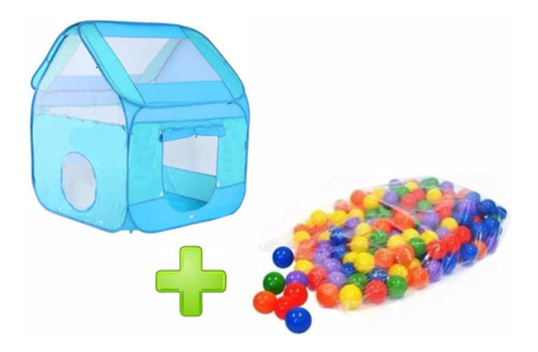 Jardín Castillo Pelotero Juego Autoarmable Kit 30 Pelotas 1