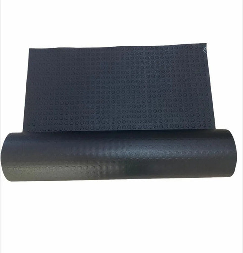 Piso Moeda Preto De 2mm - Rolo De 10m 1