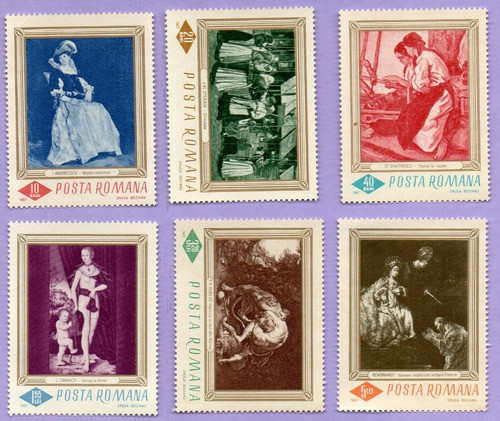 Sellos N° 2286 Al 2291 De Rumania 0