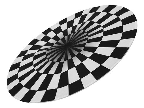 Tapete Antiderrapante Uk Plug De 80 Cm De Diâmetro Redondo P 1