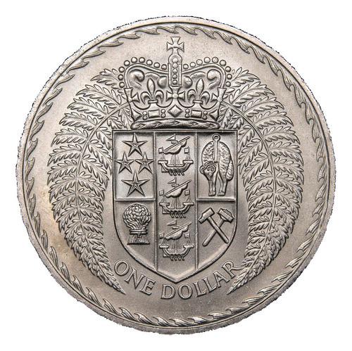 Nueva Zelanda 1 Dólar 1967 Sc Km 38.1 Moneda Decimal 0