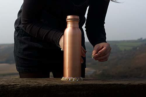 Botella De Agua De Cobre Kosdeg 34 Oz Extra Grande - Un Reci 1