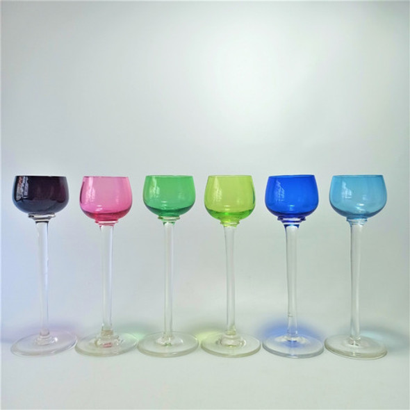 Hermoso Juego De Copas De Licor En Cristal De Colores! 0