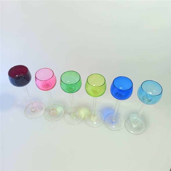 Hermoso Juego De Copas De Licor En Cristal De Colores! 1