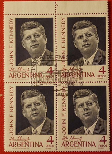 John F. Kennedy Serie 1v. Año 1964 Dia Emision Sin Envios 0