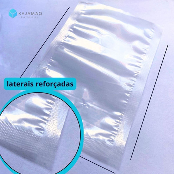 Embalagem De Seladora A Vacuo Saco Plastico 15x30 - 100 Unid 1