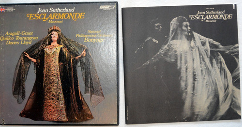 Frt Grátis Massenet Esclarmonde Joan Sutherland Ópera Lp Imp 0