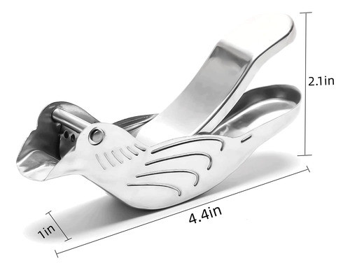 Extructor De Limón Manual En Forma De Ave, Acero Inoxidable 1