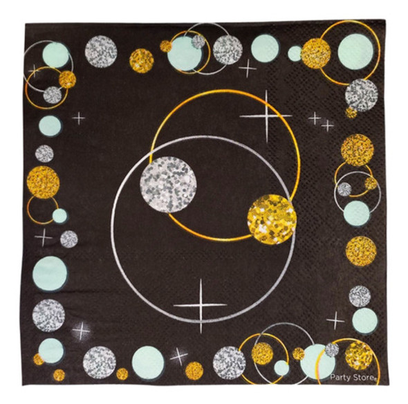 Servilletas Papel Aniversario Estampadas Descartables X20 0