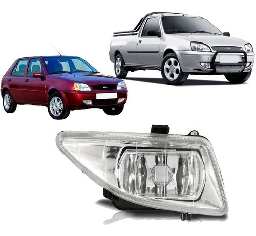Farol Milha Auxiliar Fiesta 02 01 00 E Courier 2007-2000 L.d 0