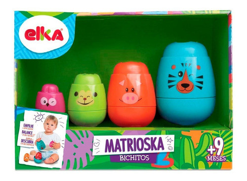 Matrioska Bichitos - Juego De Encastre - Vamos A Jugar 0