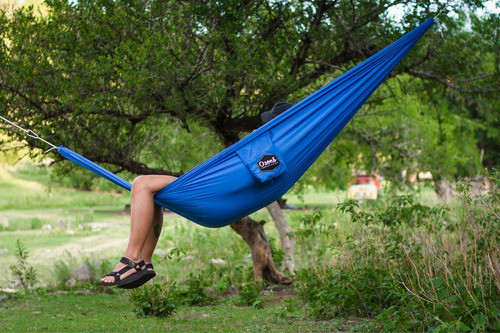 Hamaca Pocket Azul Francia - Para Colgar Donde Sea 0