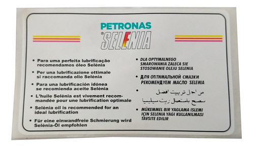 Etiqueta Adesiva Oleo Capo Novo Uno 2011 2012 2013 Fiat 0