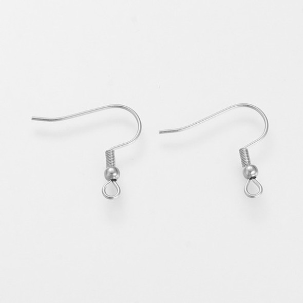 Ganchos Anzuelos De Acero Dorados/plateados (precio Por Par) 0