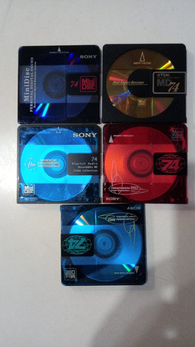 5 Minidisc Usados Re Grabables Oferta 0