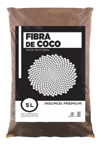 Fibra De Coco Orgánico Para Sustrato Bolsa 5 Litros Oferta 0