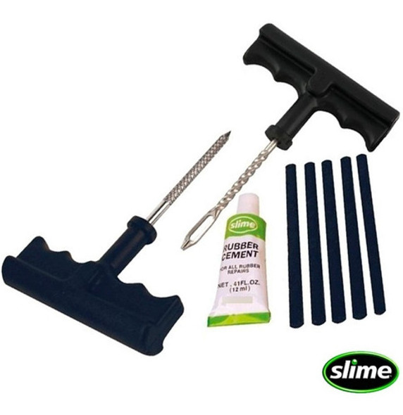 Slime Kit Reparador De Cubiertas 8 Piezas Atv Moto Fas Motos 1