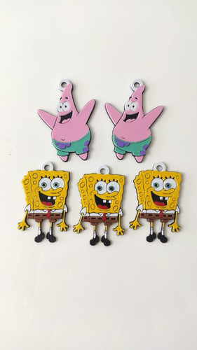 35 Souvenirs Bob Esponja  Llavero, Iman, Colgante, Pin. 1