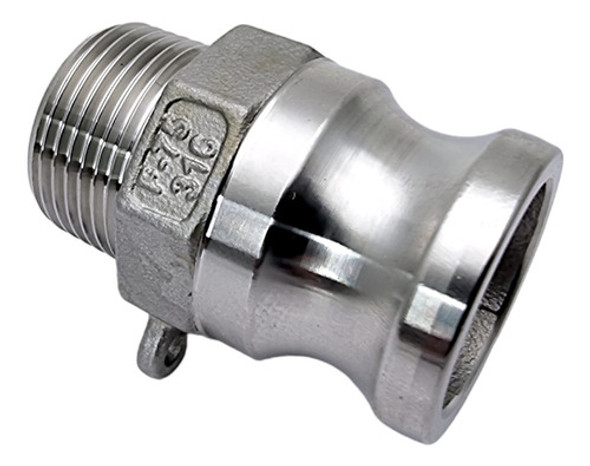 Engate Rápido Camlock Inox 316 - Tipo F - Rosca Macho 3/4 0