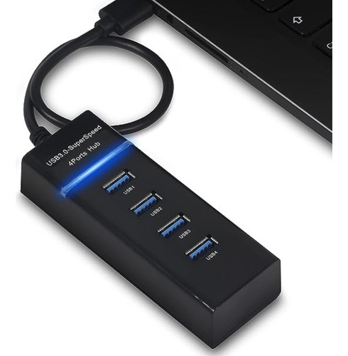 Hub Usb 3.0 Alta Velocidade 5gbps Expansor Portas Entradas 0