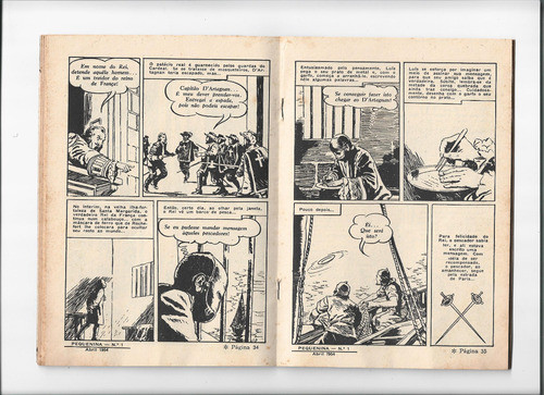 Gibi Pequenina N. 01 Homem Da Mascara De Ferro - Ebal - 1954 1