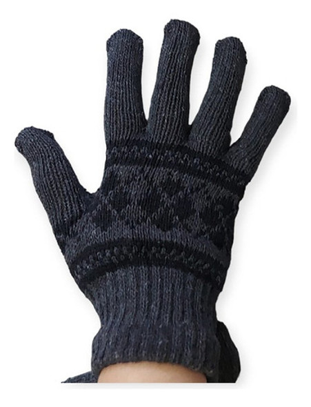 Guantes Estampados Gruesos Unisex Varios Colores X Par 0 Guantes Estampados Gruesos Unisex Varios Colores X Par 0